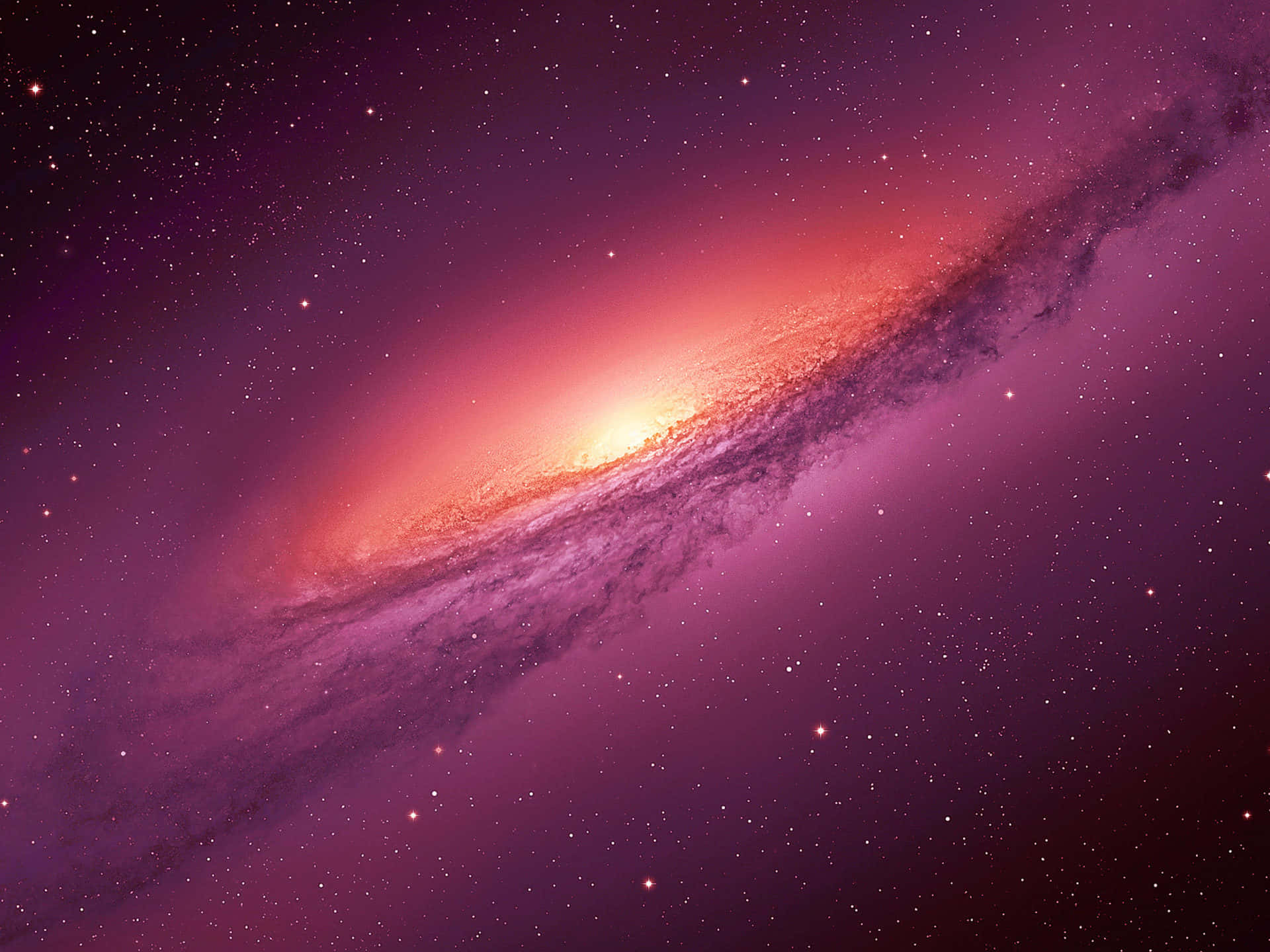 Galaxieweltraum-hintergrund Toonierte Galaxie
