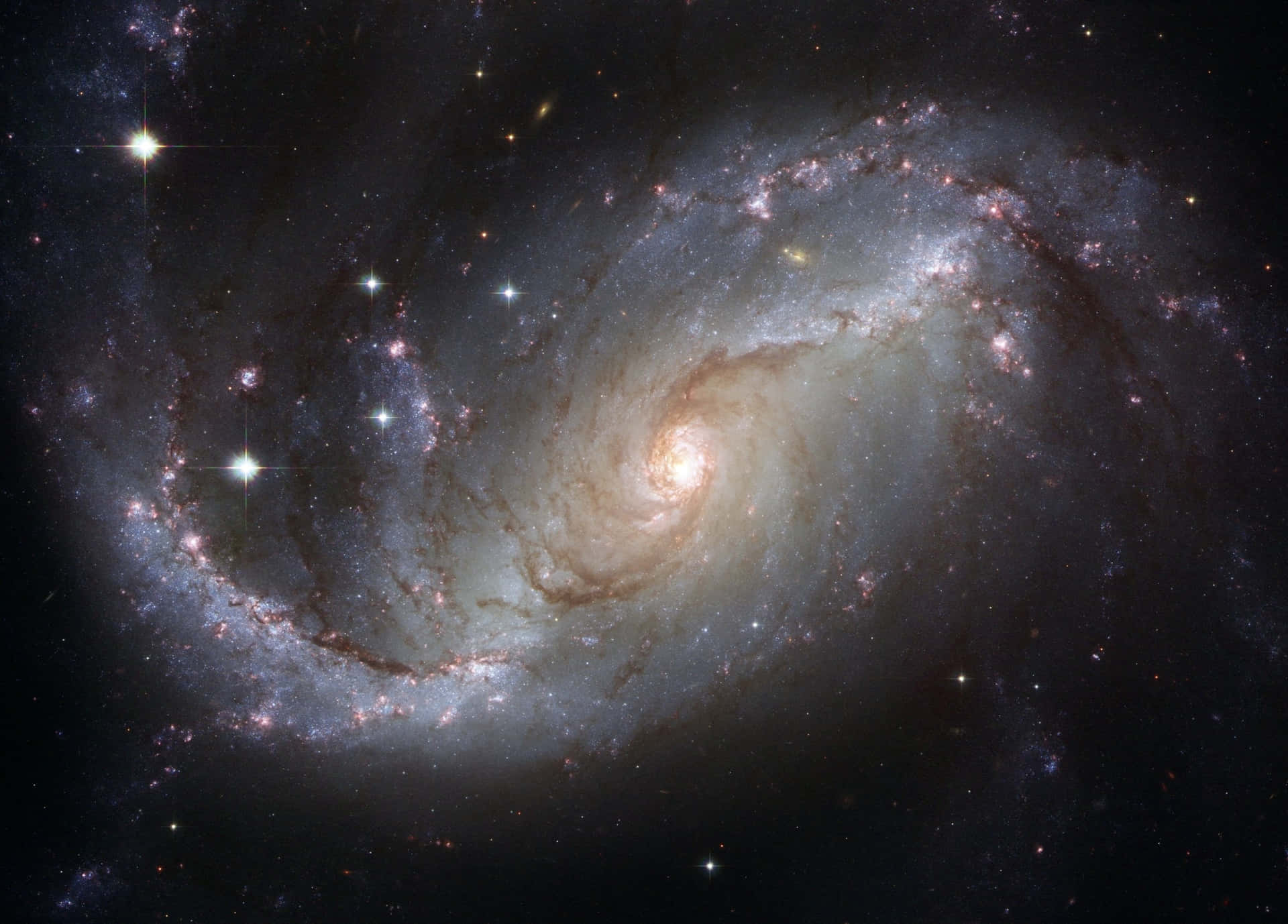 Galaxy Space Background NGC 4414