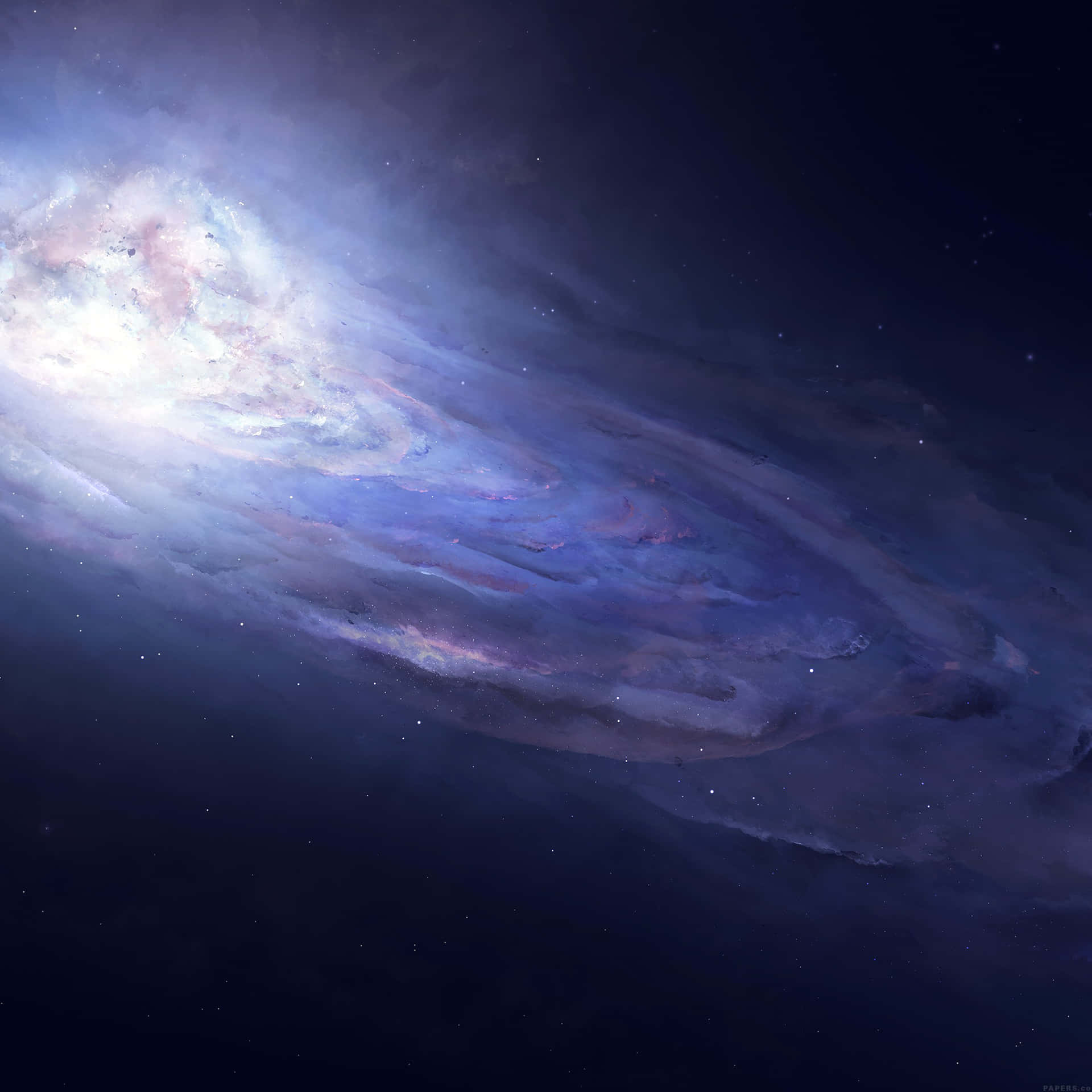 Galaks rum baggrund i fanart-stil.
