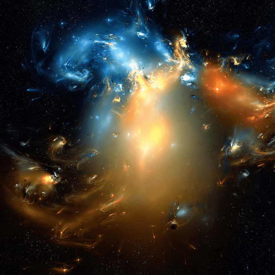 Galakse Rum Baggrund Skinnede Stjerneklare Nattehimmel
