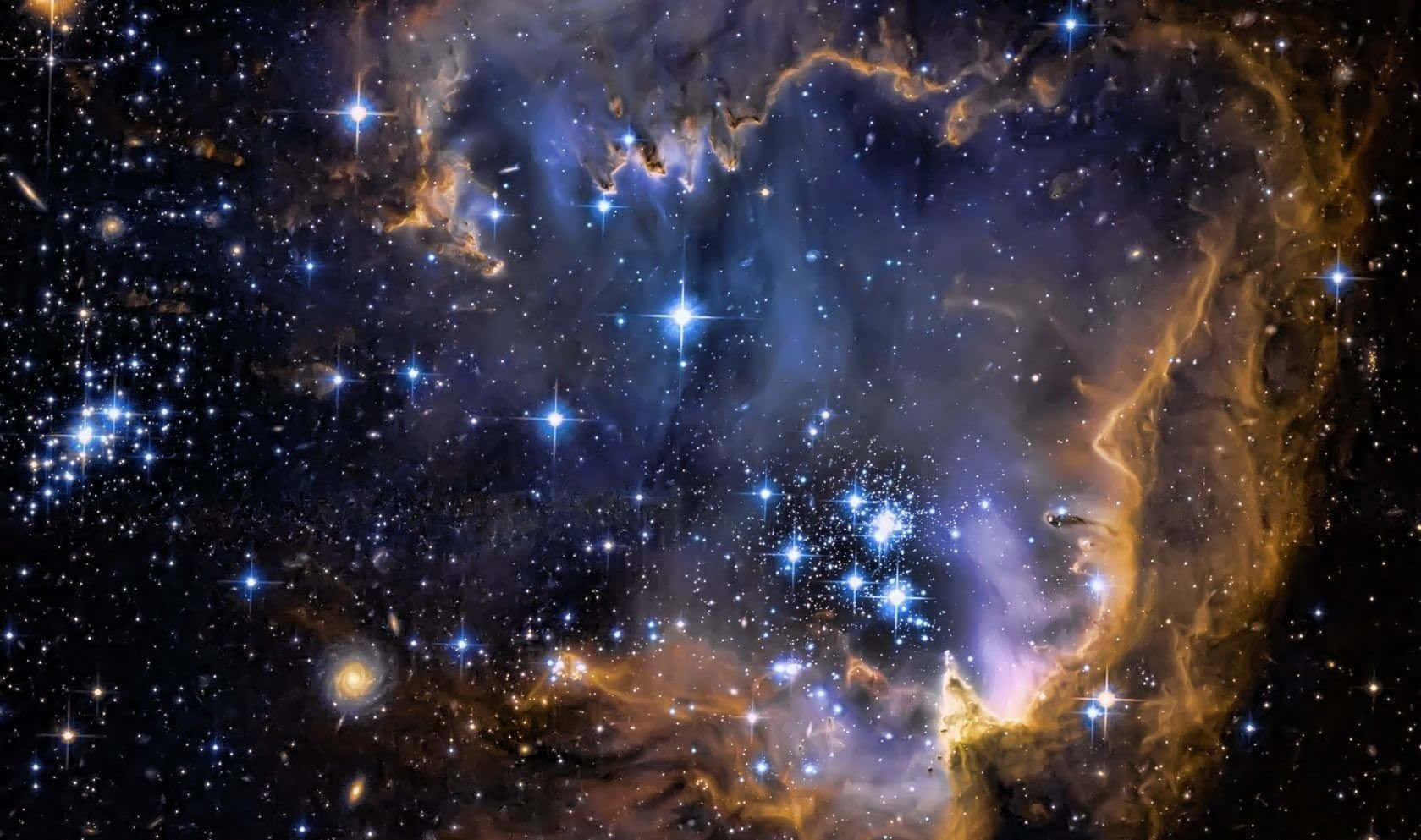 The Milky Way Illuminated by Stunning Stars Wallpaper