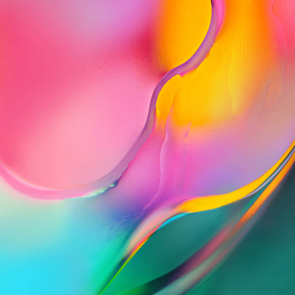 Colorful Galaxy Tab Wallpaper with Cosmic Swirls Wallpaper