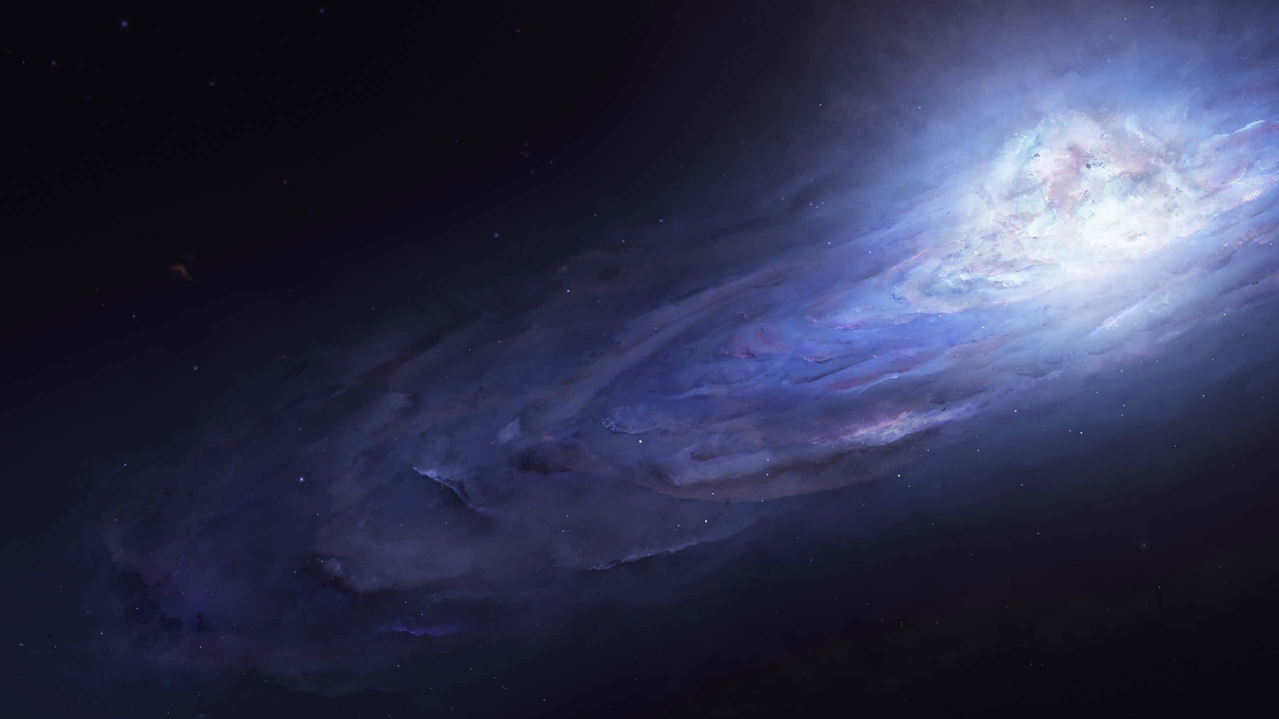 Take a journey through the galaxies with this uplifting artwork Wallpaper