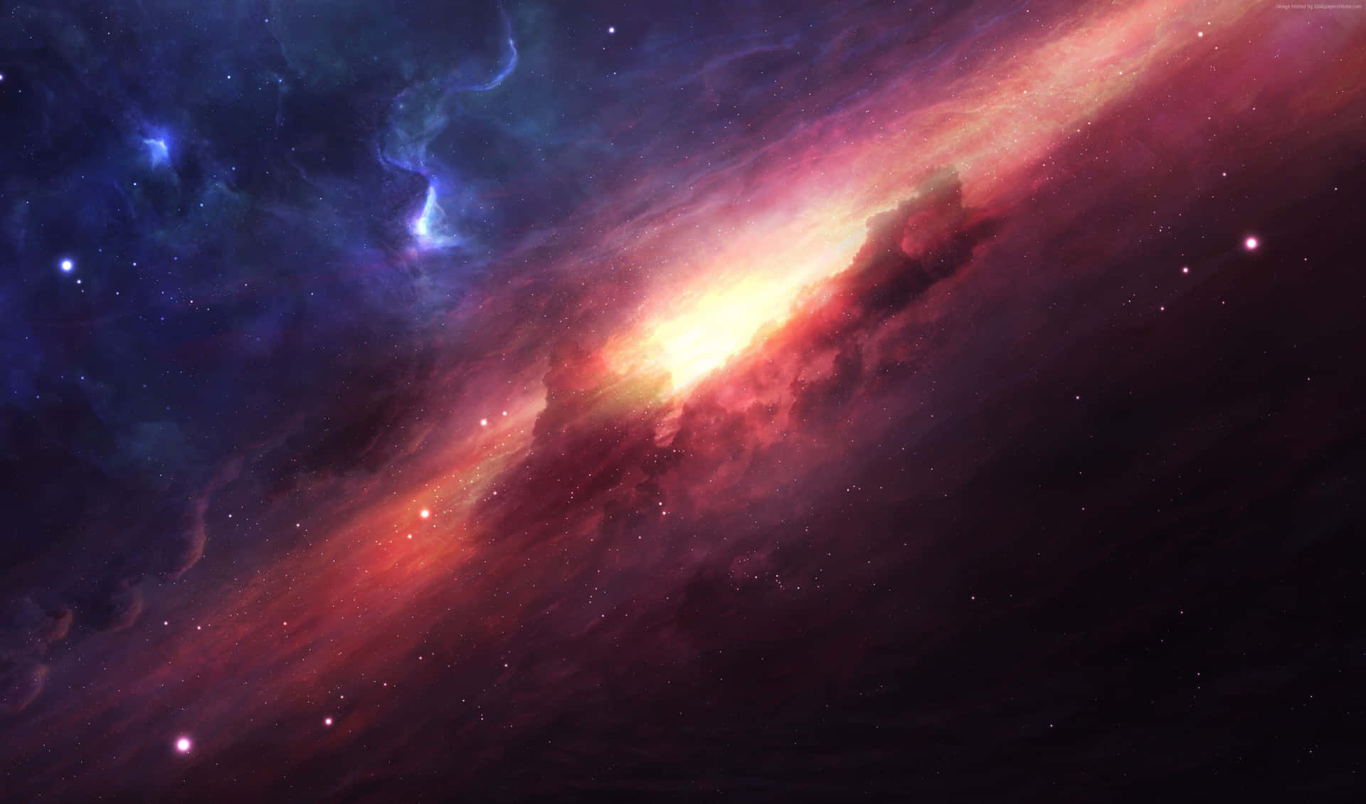 A cosmic representation of the universe in beautiful art Wallpaper
