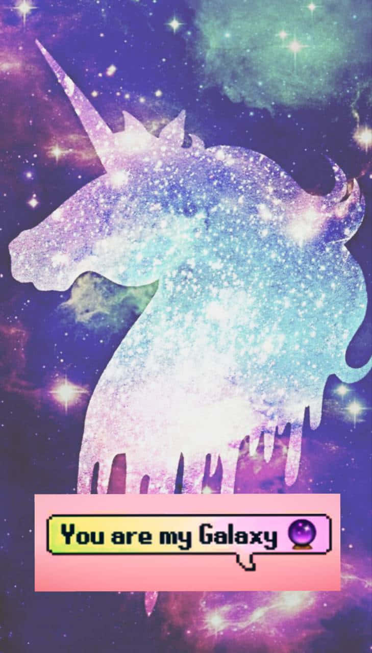 Mystical Galaxy Unicorn Wallpaper