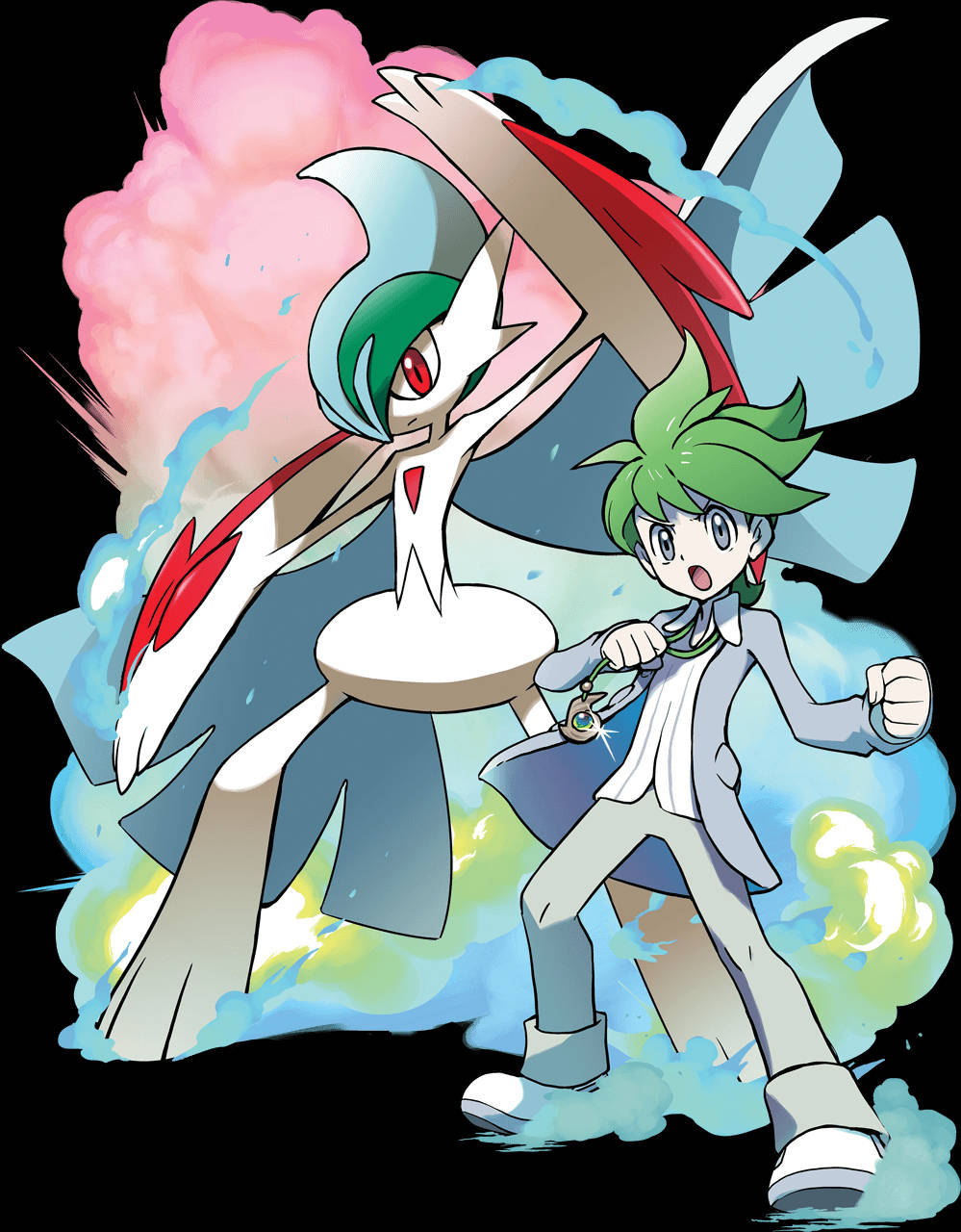 Gallade And Wally Background