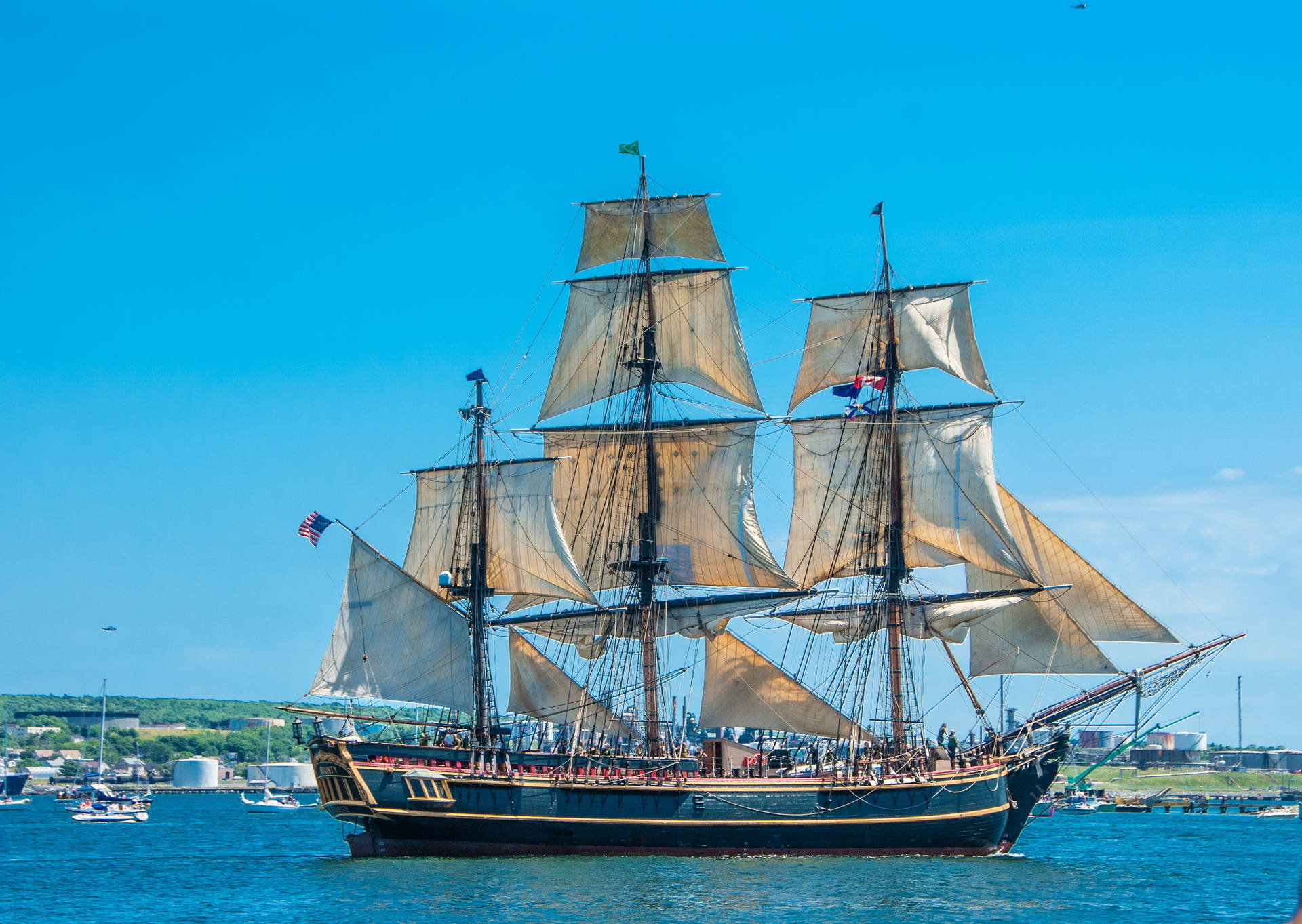 Galleon Pirate Ship Wallpaper