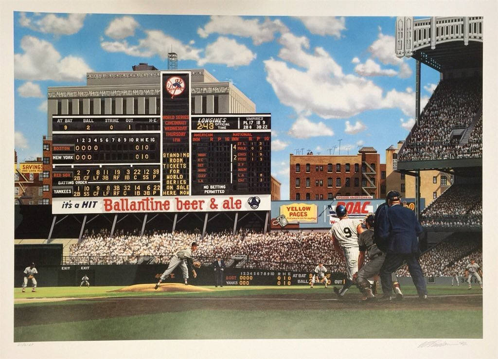 Game At Yankee Stadium Wallpaper