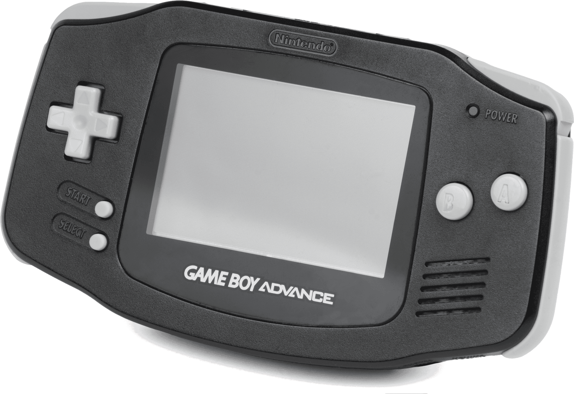 Game Boy Advance Black Model PNG