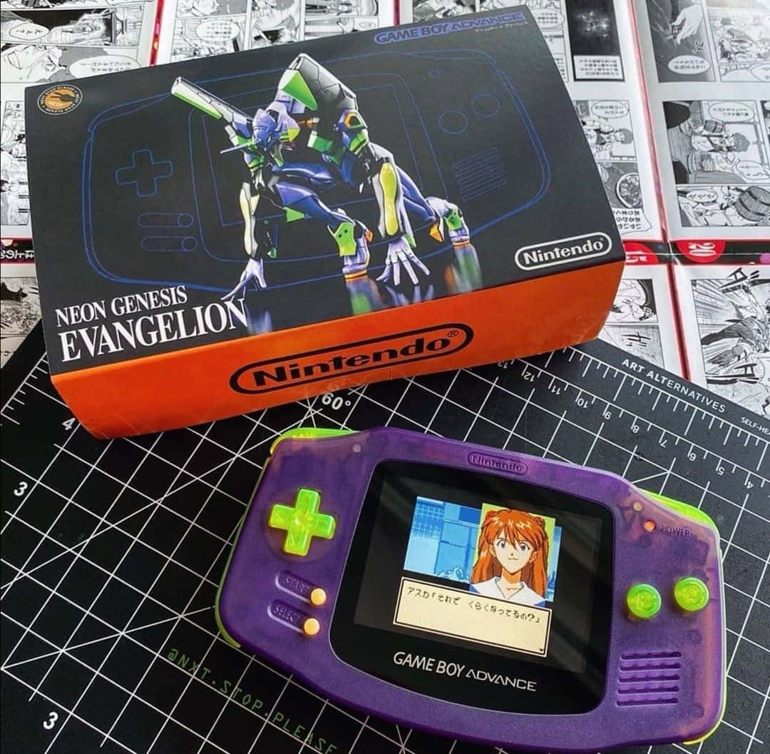 Game Boy Advance Evangelion Editionand Box Wallpaper