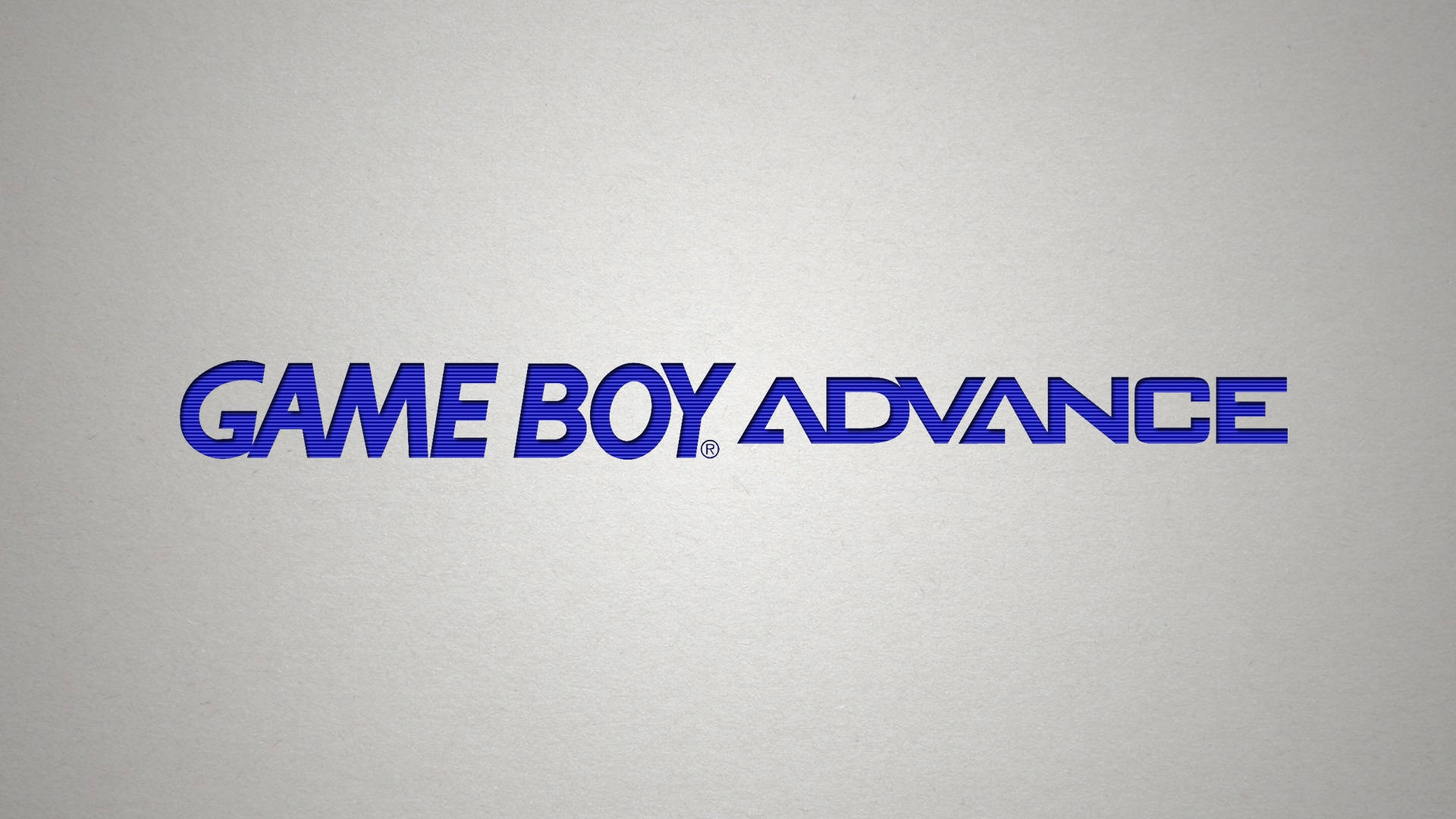 Gameboy Advance Logotypen. Wallpaper