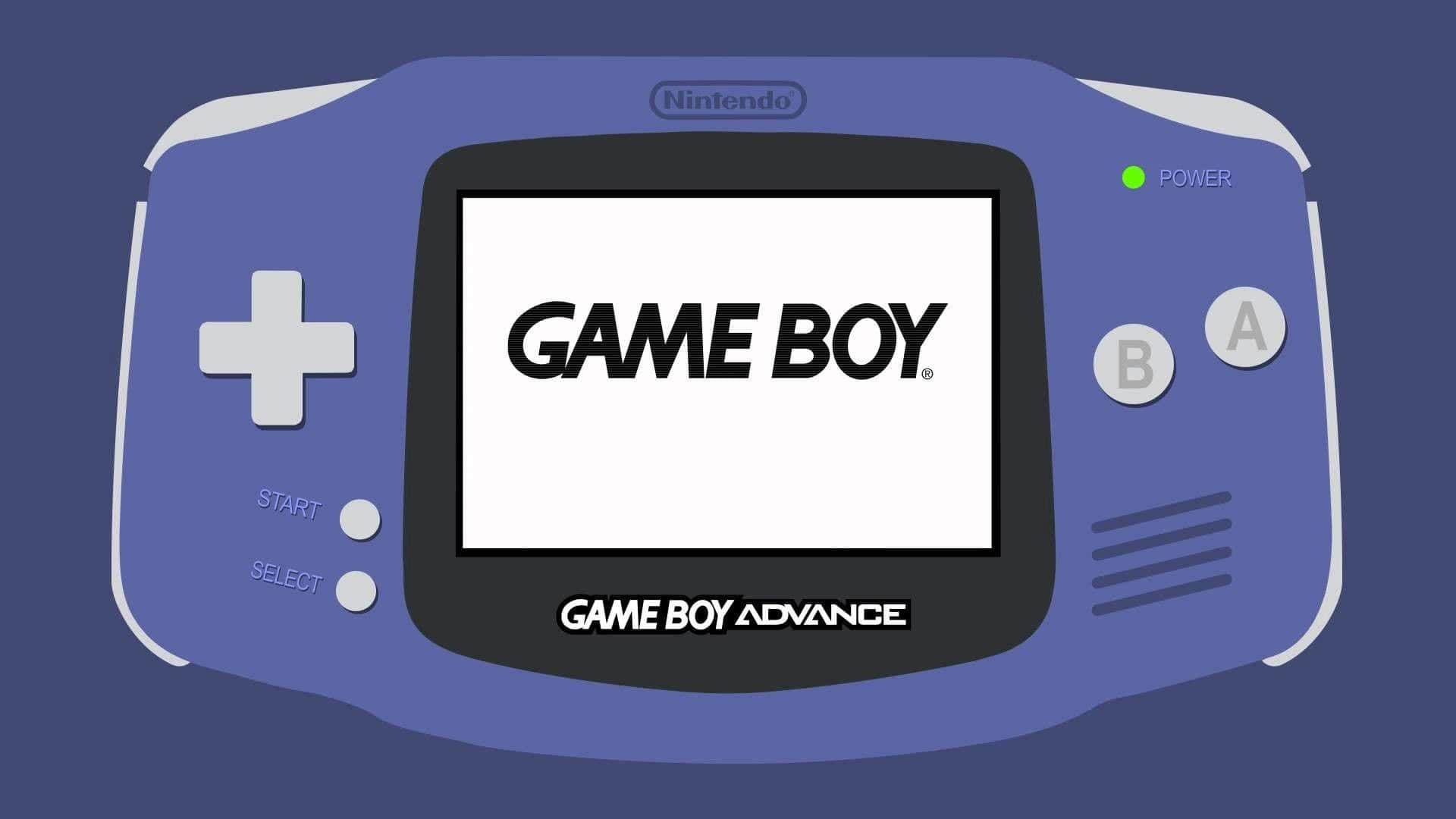 Game Boy Advance Vector Illustration Wallpaper