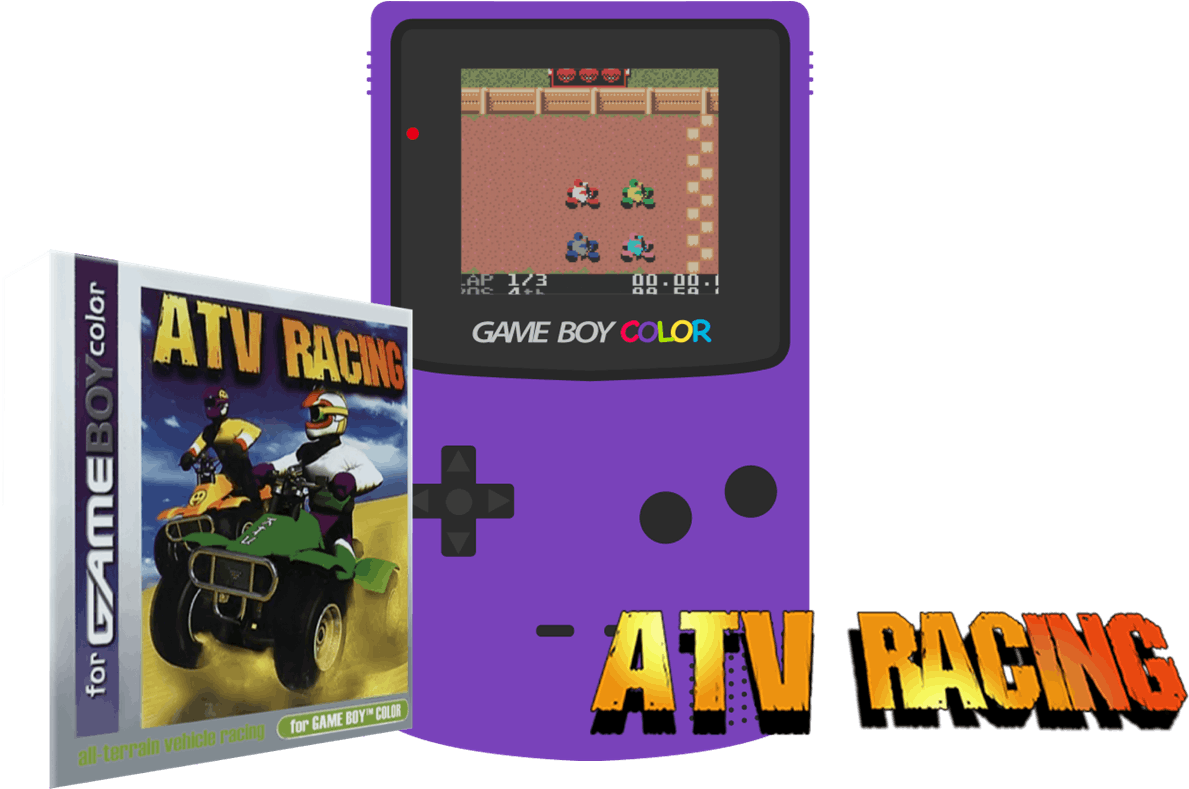 Game Boy Color A T V Racing PNG