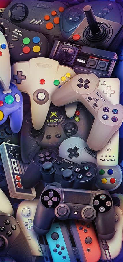 video games consoles wallpaper