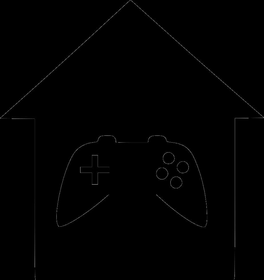 Game Controller Icon Outline PNG