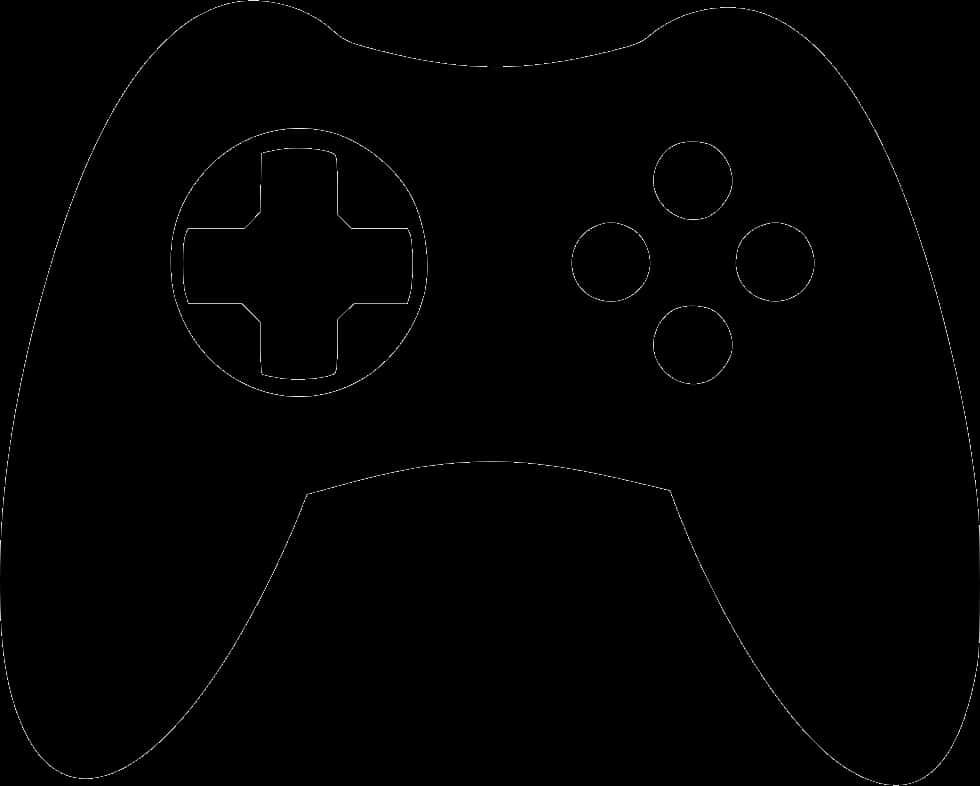 Game Controller Outline PNG