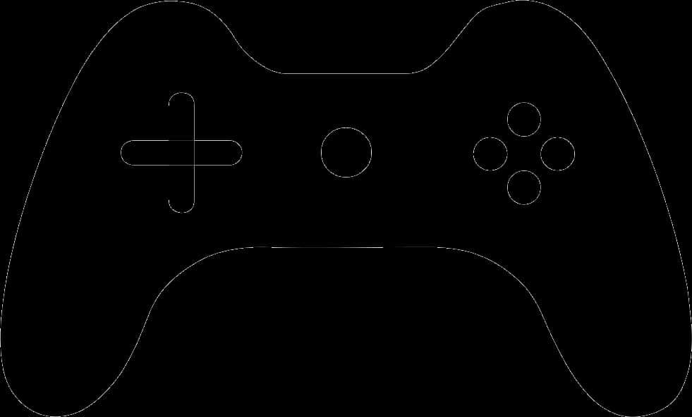 Game Controller Outline PNG