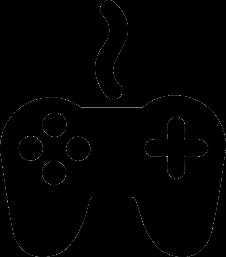Game Controller Outline PNG