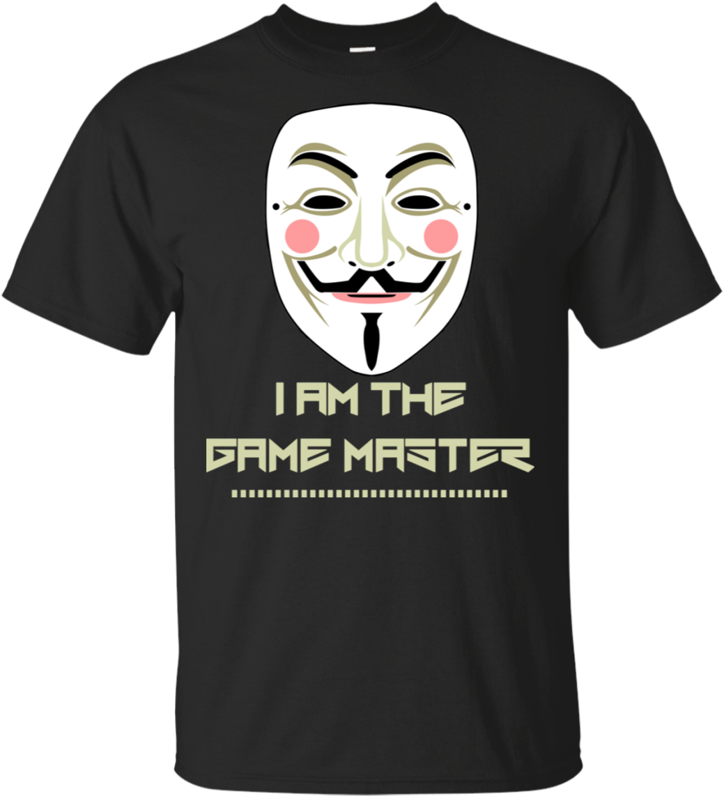 Game Master Mask Tshirt Design PNG