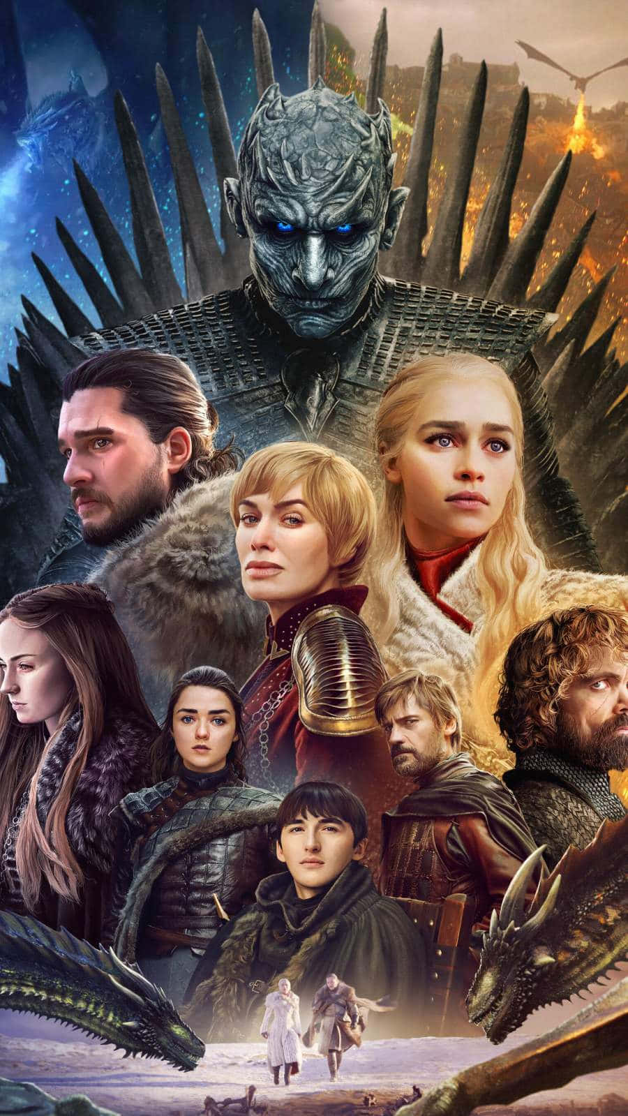 Pósterde La Temporada 7 De Game Of Thrones Fondo de pantalla
