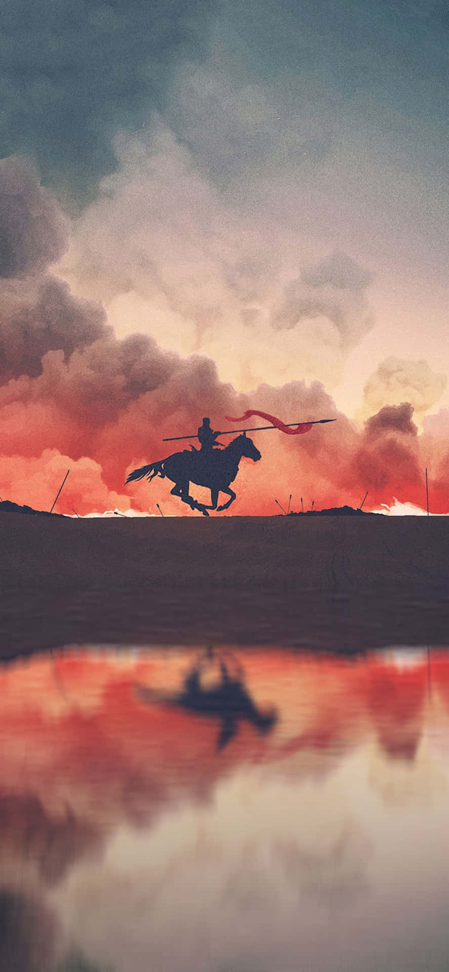 "Live the fantasy of Game Of Thrones with the Iphone" Wallpaper