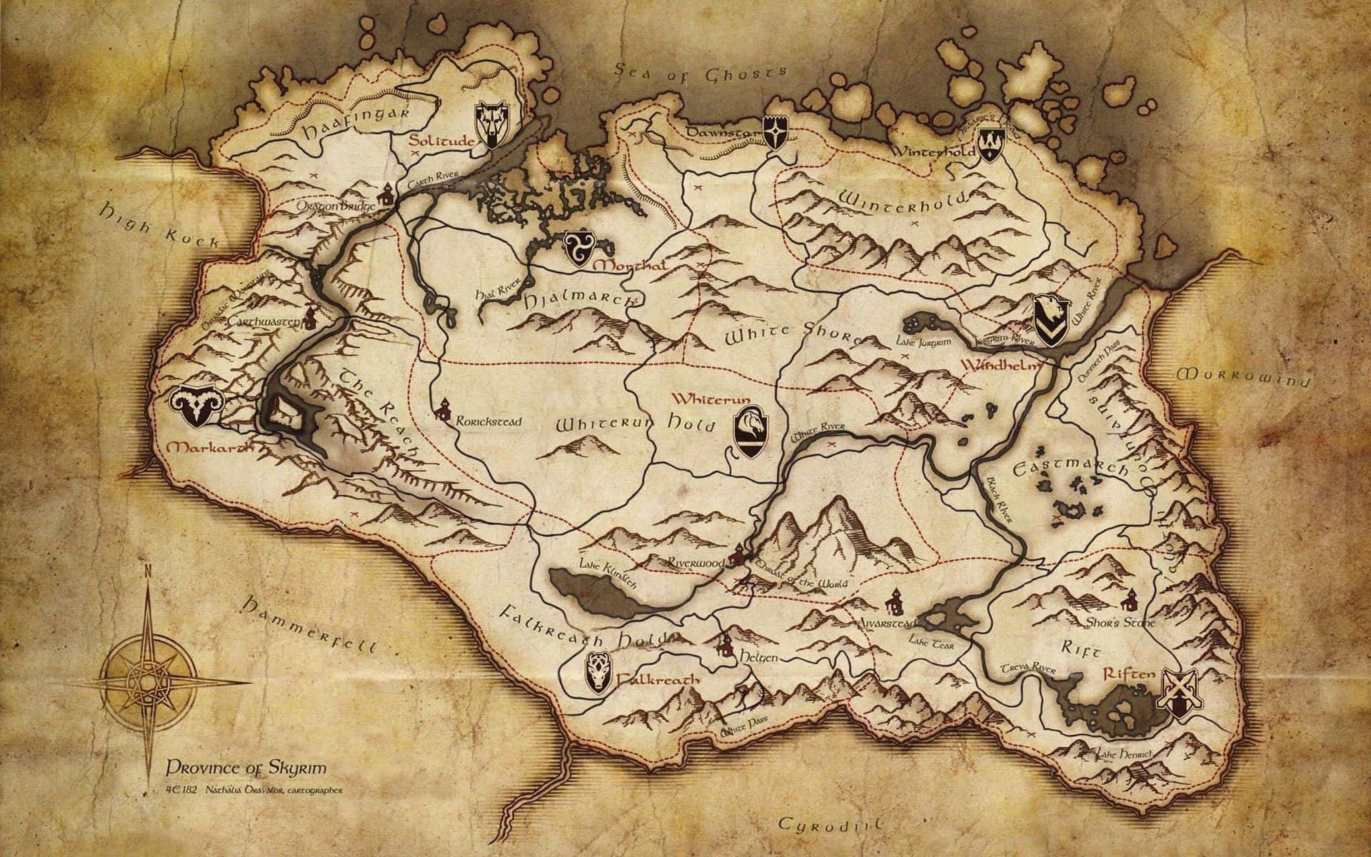 The Realm of Westeros as Seen in the HBO Series Game of Thrones Wallpaper