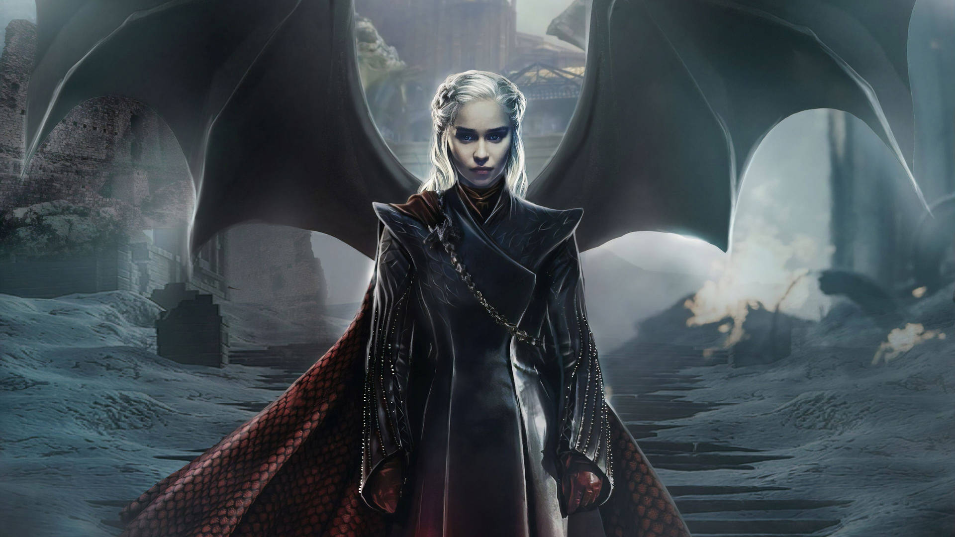 Game Of Thrones Season 8 Winged Khaleesi Picture