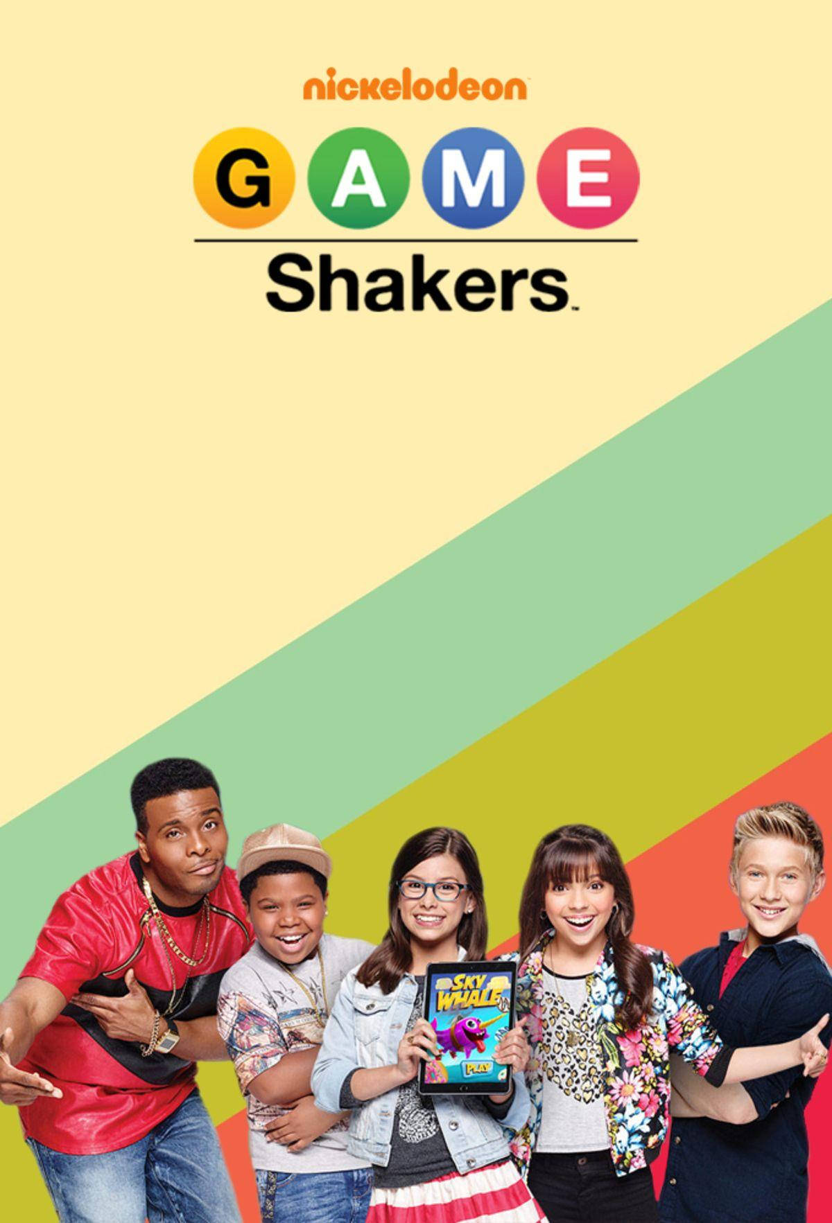 Poster Promozionale Ufficiale Di Game Shakers Sfondo