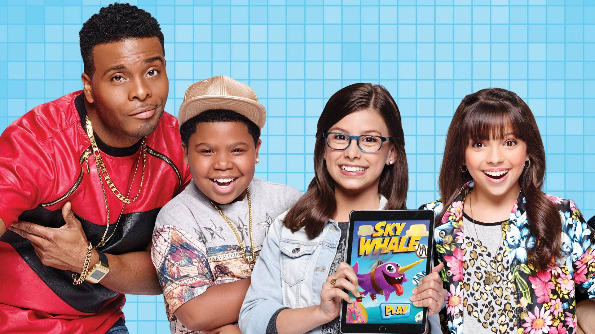 Game Shakers Team Promoting Sky Whale Wallpaper