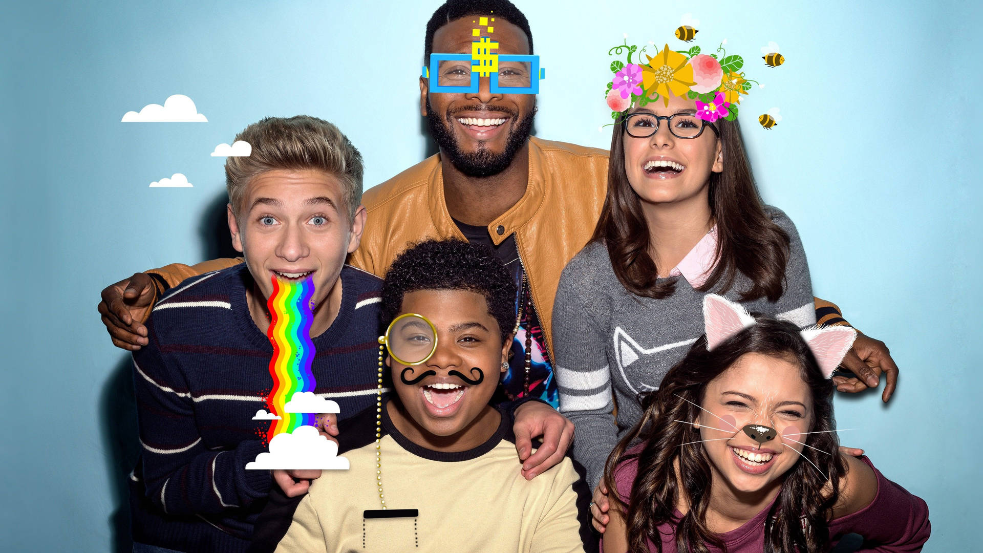 Game Shakers With Funny Filter Effects Wallpaper
