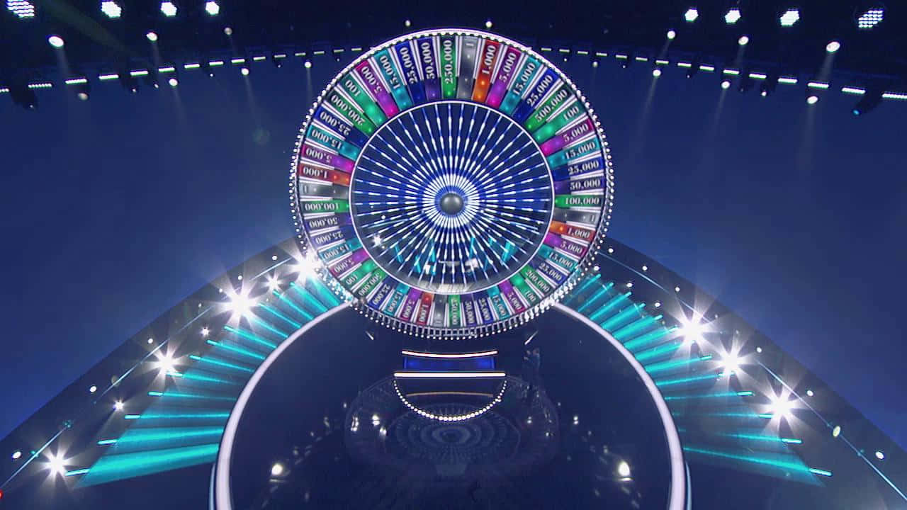 Game Show Background Spin The Wheel Game Show Live Studio Set Background