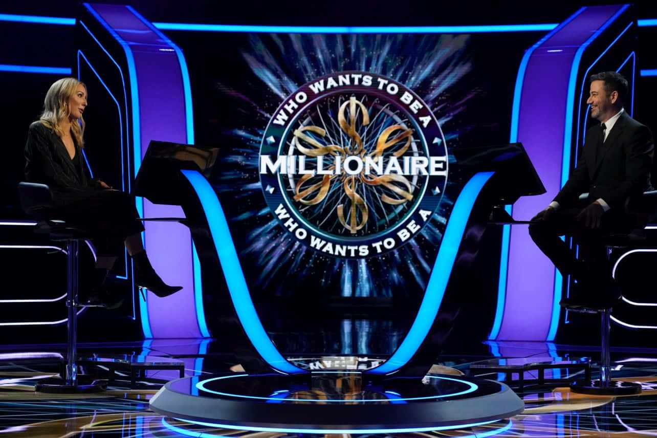 Game Show Background Who Wants To Be A Millionaire With Jimmy Kimmel Background