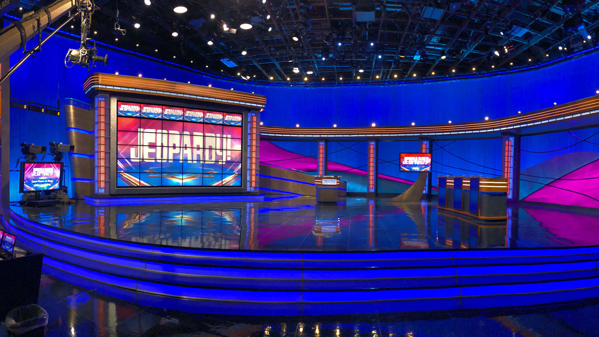 Game Show Background Jeopardy! Studio Stage Background