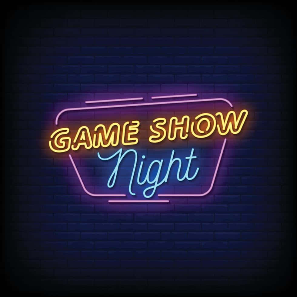 Game Show Background Game Show Night Text Background
