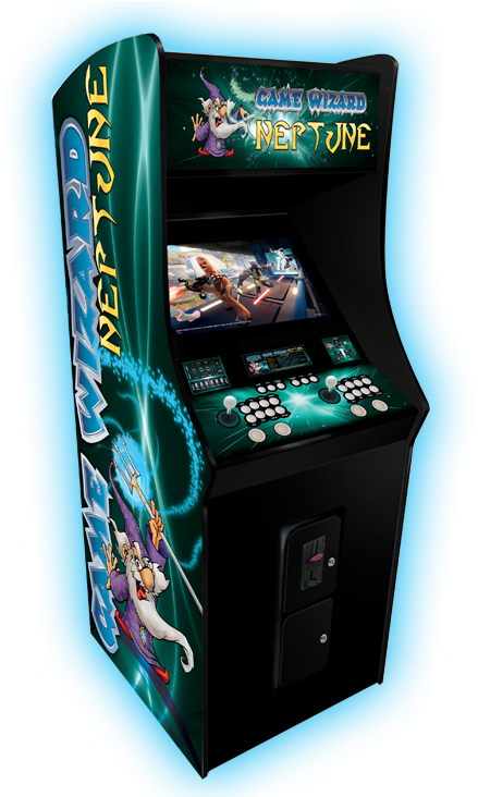 Game Wizard Neptune Arcade Cabinet PNG