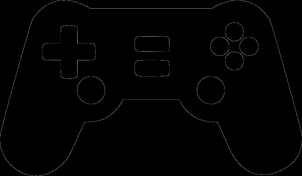 Game_ Controller_ Outline PNG