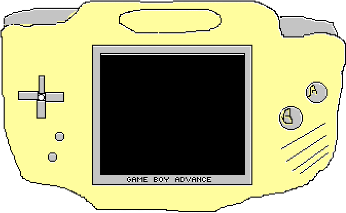 Gameboy Advance Pixel Art PNG
