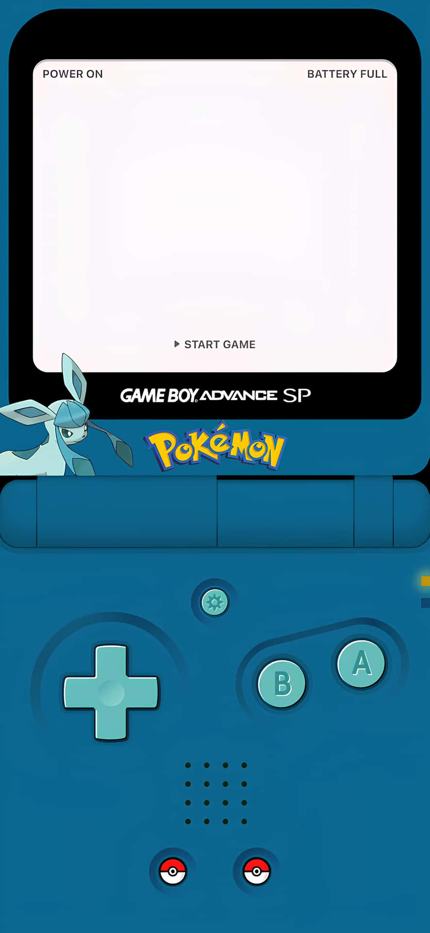 Gameboy Advance S Pi Phone Casewith Pokemon Theme Wallpaper