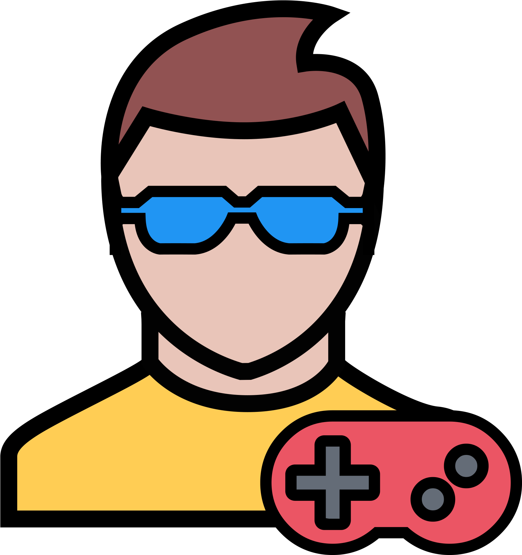 Gamer Avatar Icon PNG