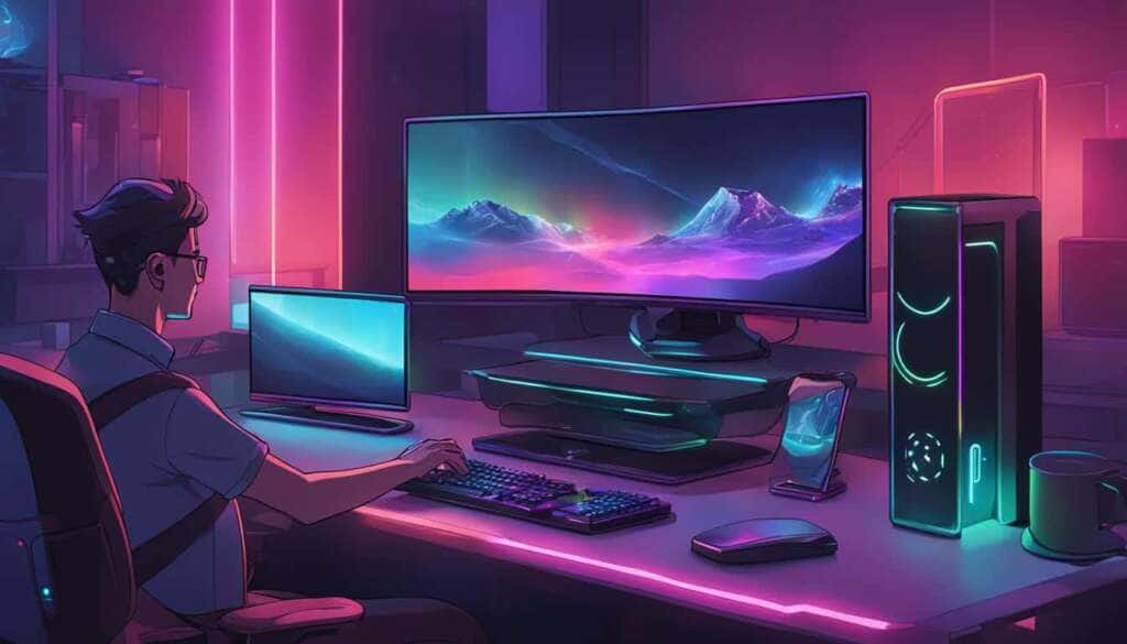 Gamer's Paradise Setup Wallpaper