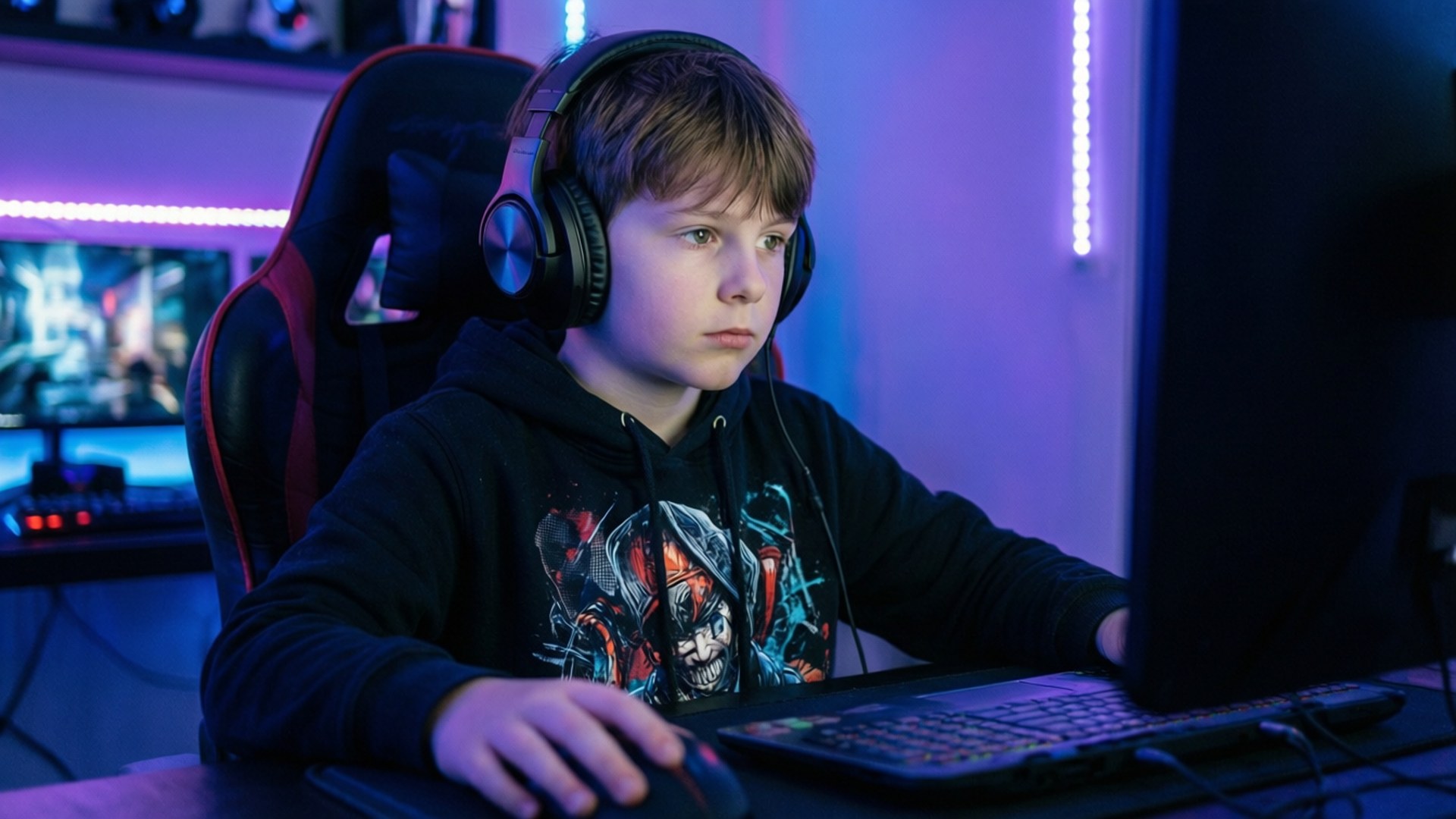 Gamer Setup Focus Bakgrundsbilder
