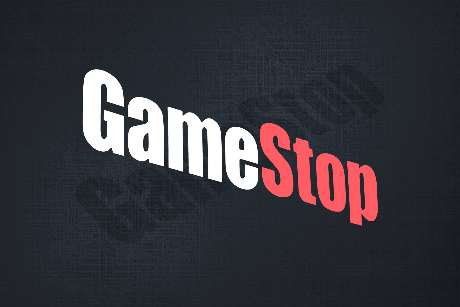 GameStop Logo Shadow Illustration Background