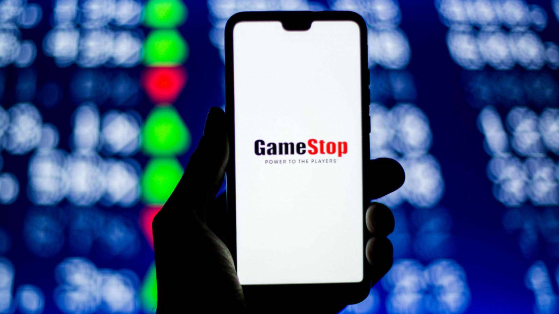 GameStop Phone Screen Illustration Background