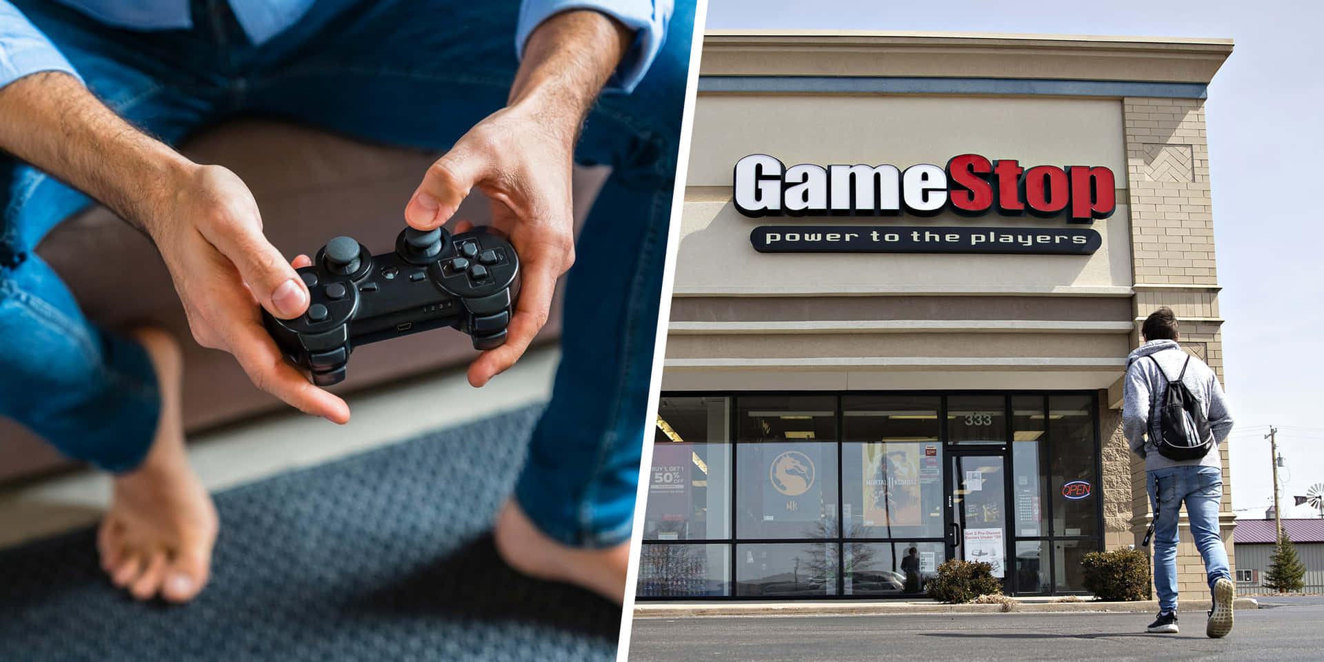 "The latest gaming products are at Gamestop!"