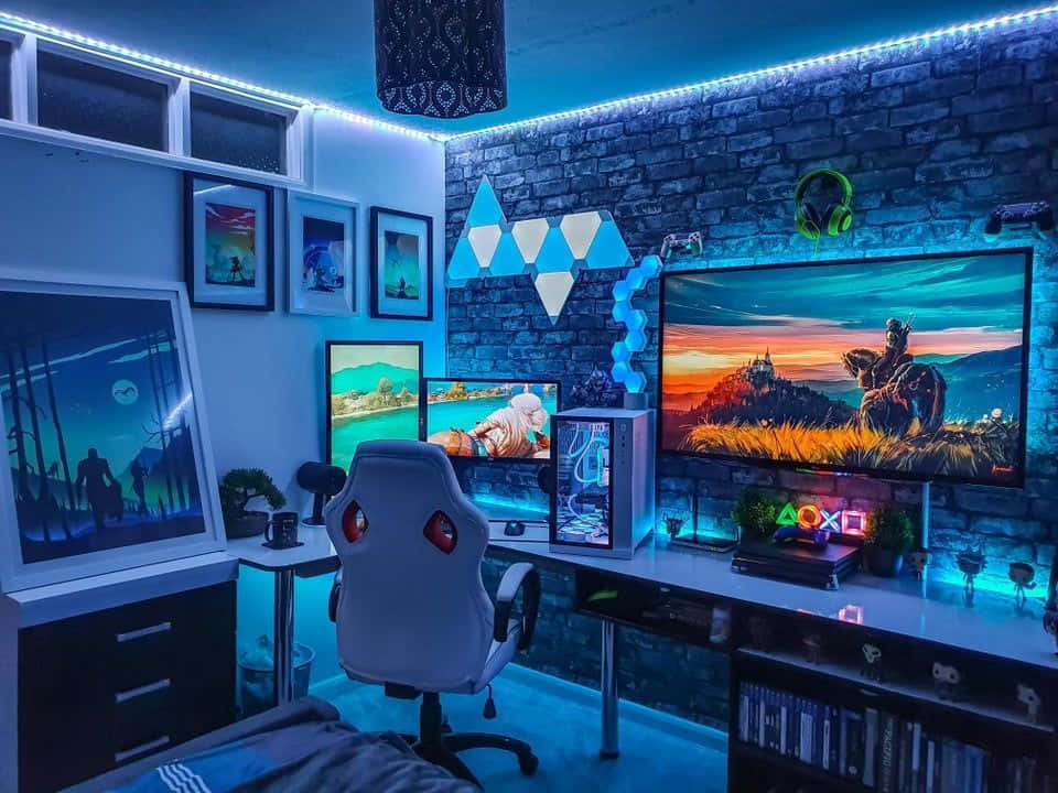 Complete your set-up with gaming accessories. Wallpaper