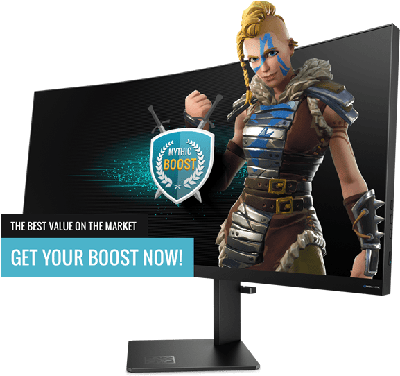 Gaming Boost Service Advertisement PNG
