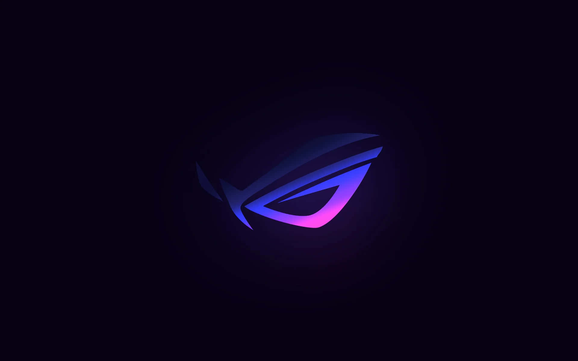 Gaming Brand Logo Neon Glow Wallpaper