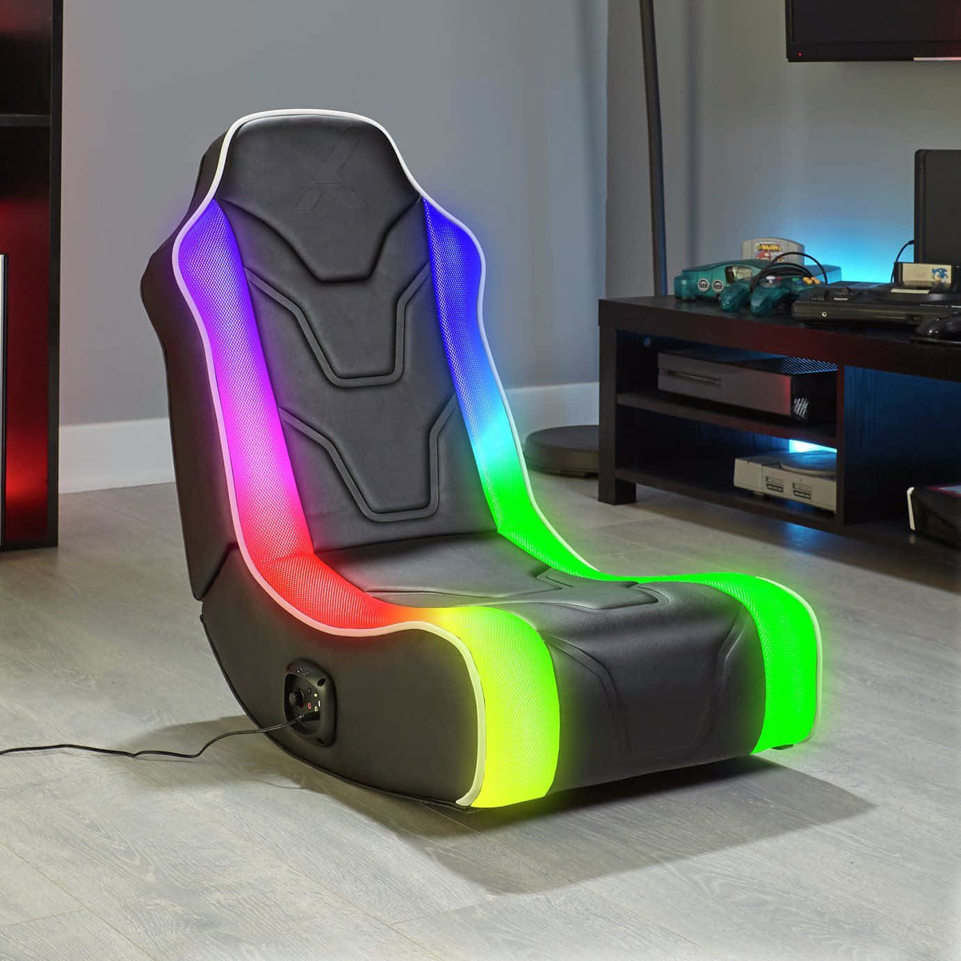 Kick Back and Relax in Ergonomic Comfort with a Gaming Chair Wallpaper