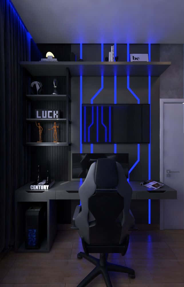 Target Your Comfort With a Gaming Chair Wallpaper