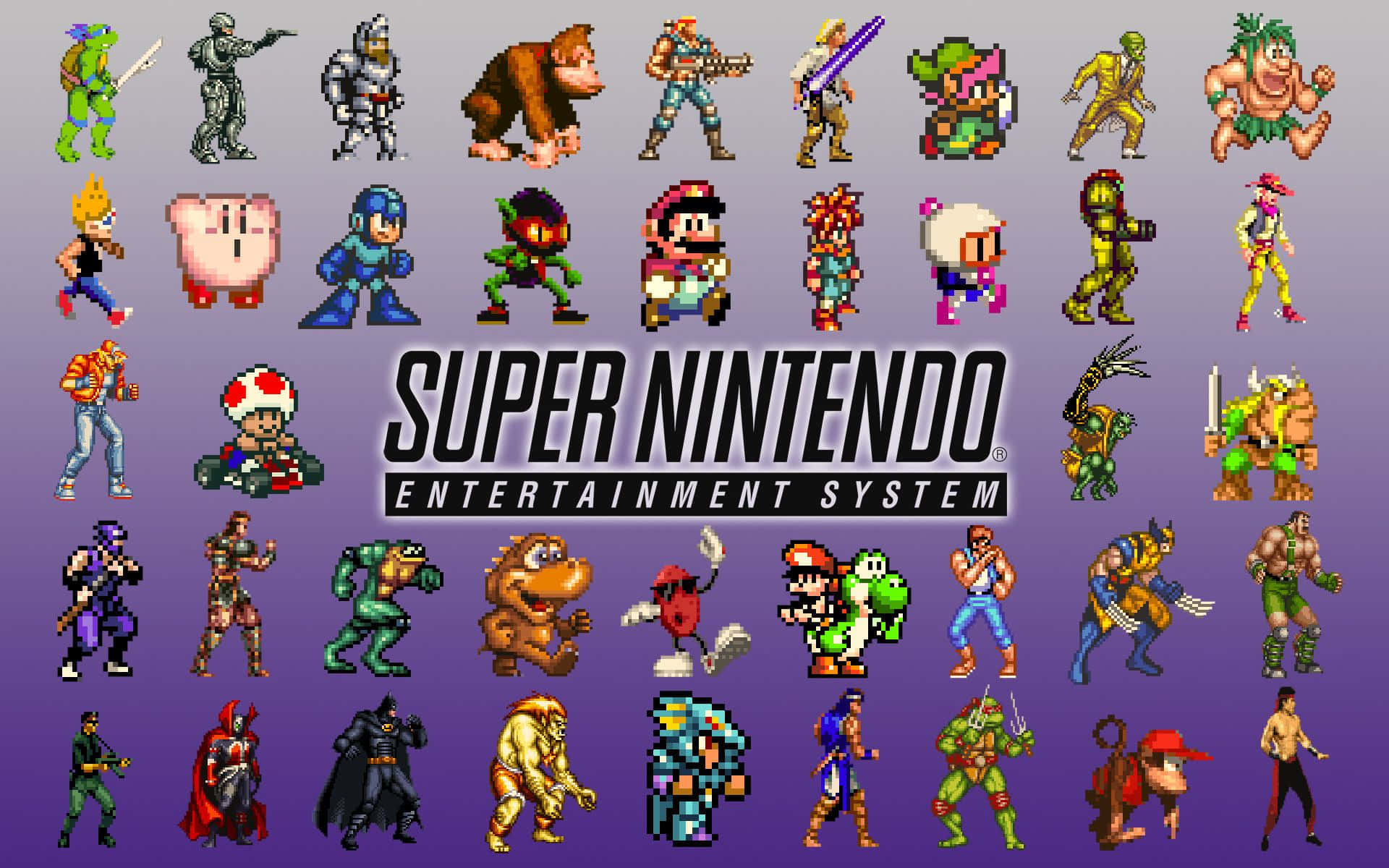 Get nostalgic with classic video games Wallpaper